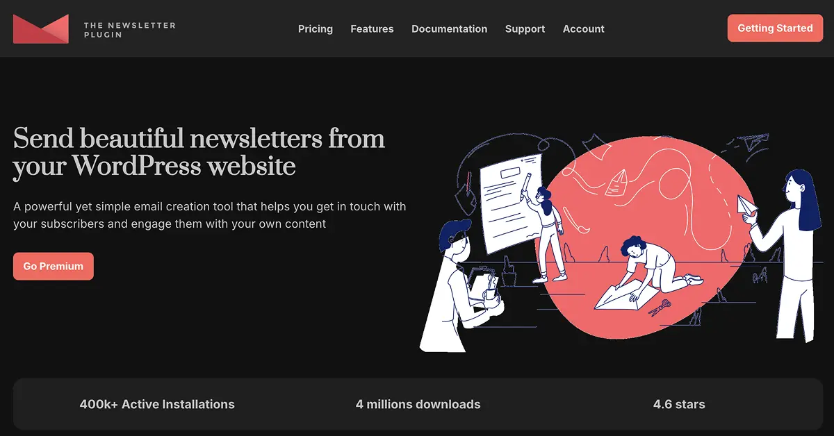 best MailChimp alternative WordPress - Newsletter plugin - free email marketing solution