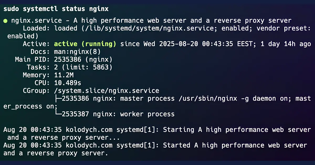 Nginx configuration guide - best practices for performance and security